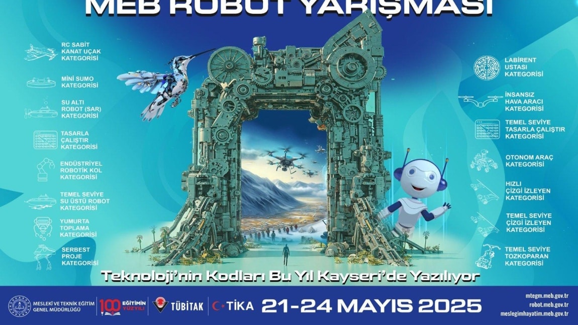 ULUSLARARASI MEB ROBOT YARIŞMASI BAŞVURULARI BAŞLADI